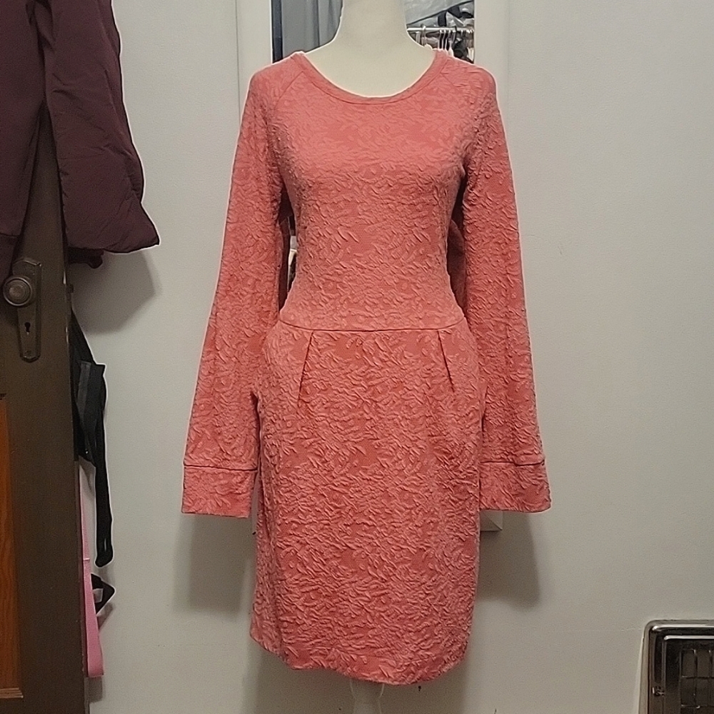 NWOT Anthropologie Textured Dress With Pockets